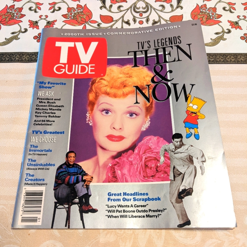 TV Guide's 2000th Commemorative Issue July '91 Excellent Condition! Collector's!
